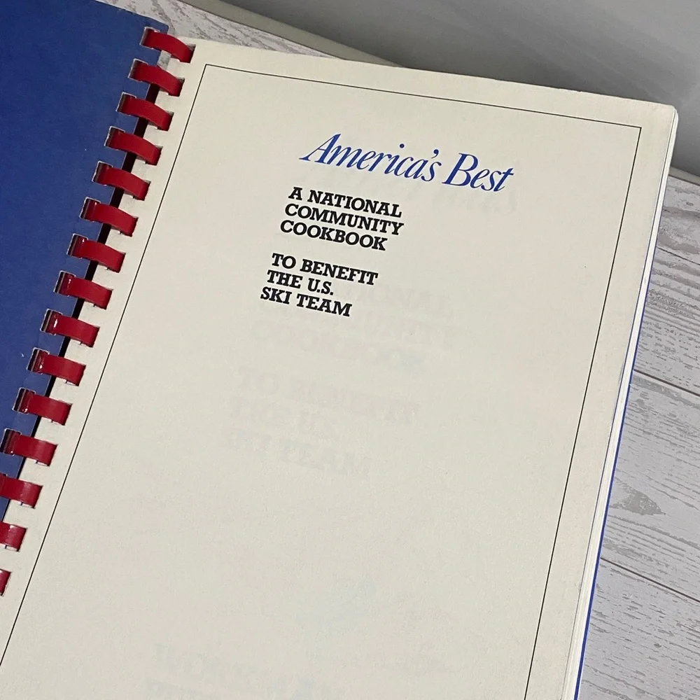 America’s Best Cookbook 1983 Community Recipes 50 States Vintage Spiral Bound